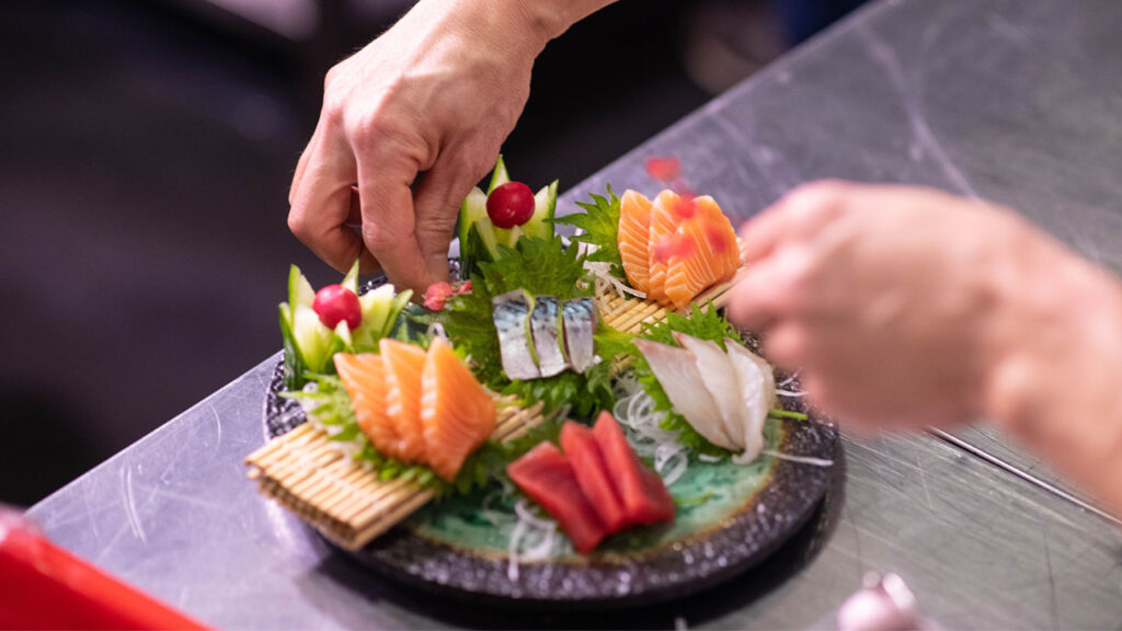 Photo épreuve Sashimi Championnat de France de Sushi 2024