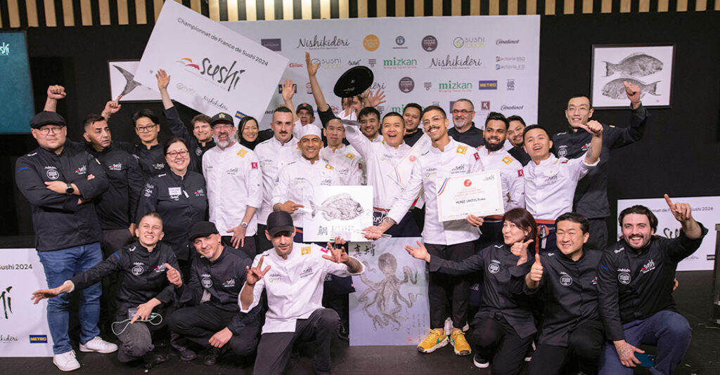 Photo de groupe Championnat de France de Sushi 2024